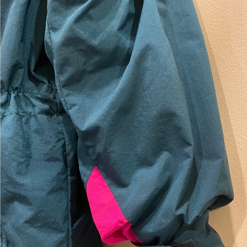 Vintage CB Sports Winter Ski Jacket Coat Teal and Pink - Picture 3 of 10